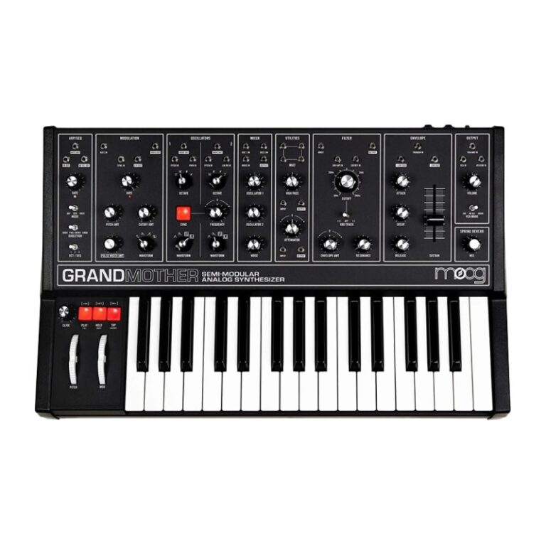Moog Grandmother Dark Semi Modular Analog Synthesizer