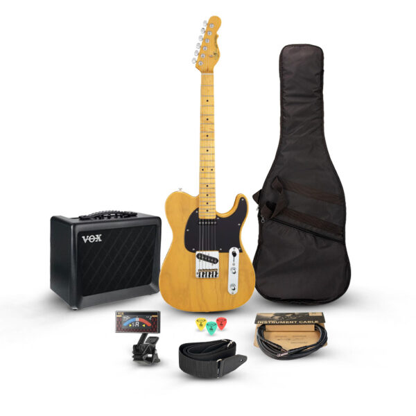 پکیج گیتار G&L Pack No.2 - Tribute ASAT Classic MP - Butterscotch Blonde