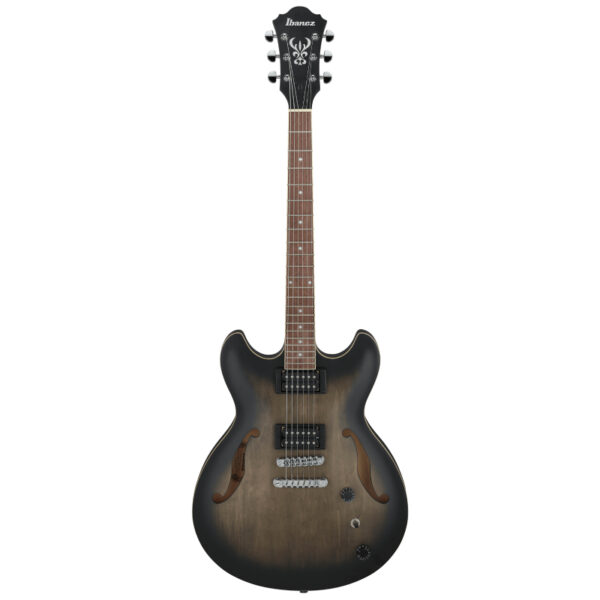 گیتار الکتریک IBANEZ AS53 - TRANSPARENT BLACK FLAT