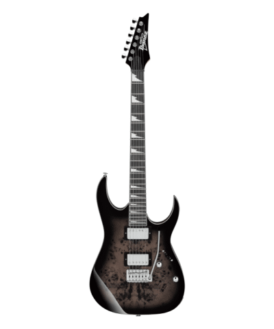 گیتار الکتریک IBANEZ GIO GRG220PA1 – TRANSPARENT BROWN BLACK BURST